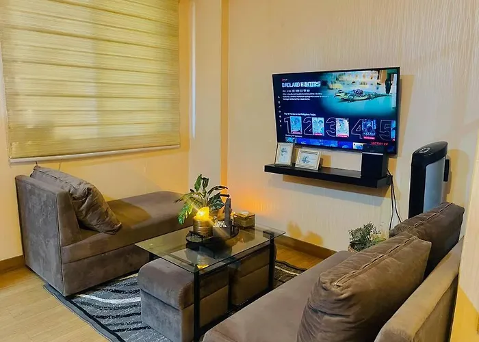 Apartment Stylish 1 Bedroom Near Bgc+airport!netflix+dsny+50mbps