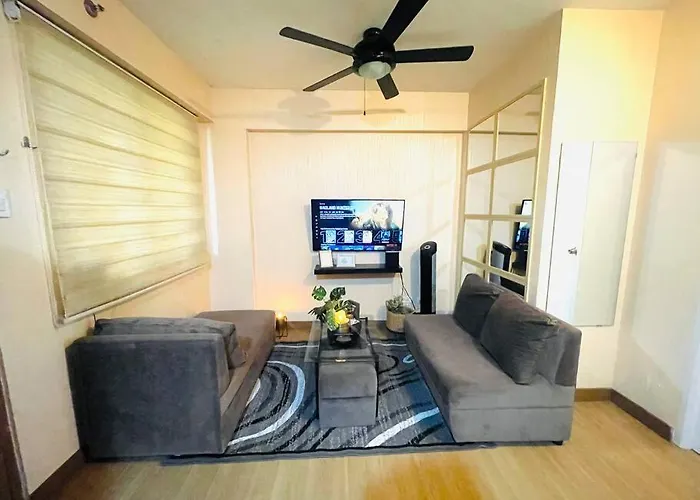 Apartment Stylish 1 Bedroom Near Bgc+airport!netflix+dsny+50mbps